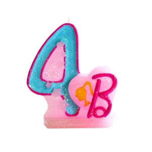 Narozeninová svíčka Barbie číslo 4 - Arpex