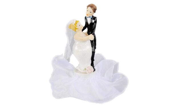 Novomanželia 17 cm - svadobné figúrky na tortu - Modecor