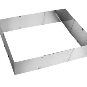 Posuvná tortová forma nastaviteľná štvorec / obdĺžnik až 38 x 46 cm - ORION
